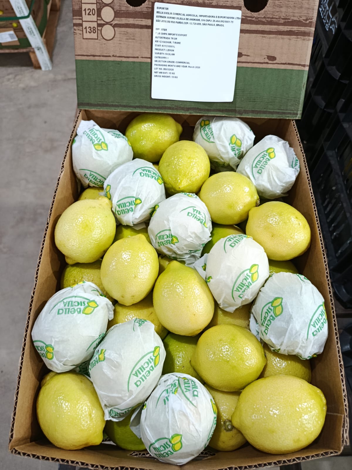 Wrapped Bella Sicilia lemons
